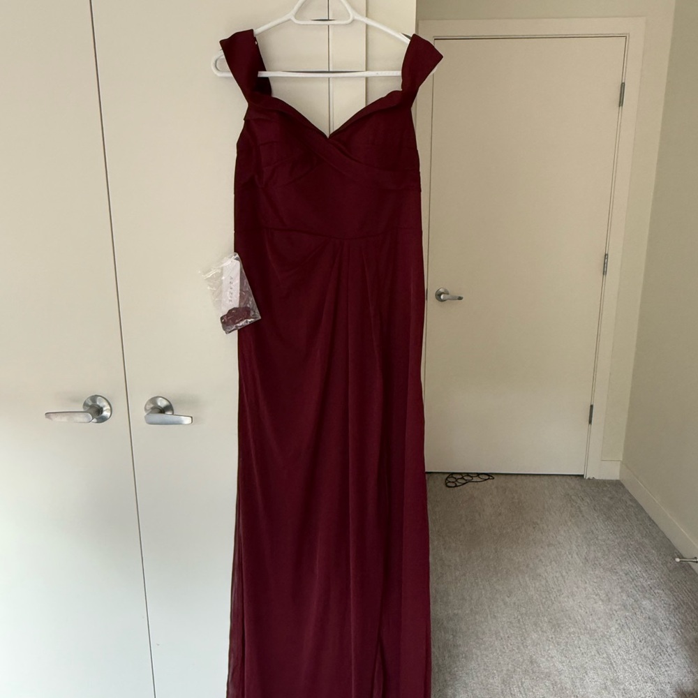 Azazie Wine Gown
